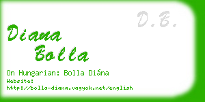 diana bolla business card